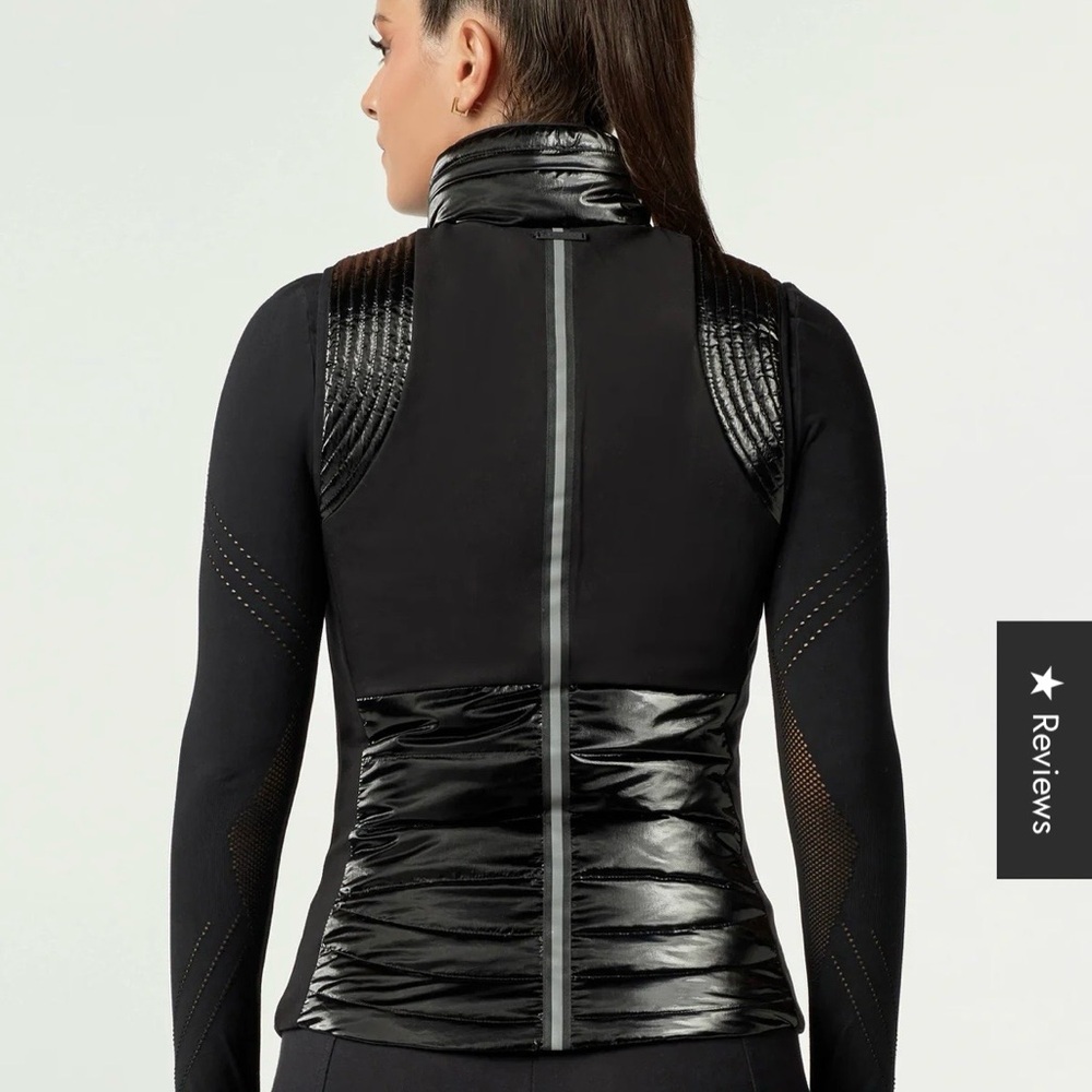 Blanc Noir Glossy Black Outerwear